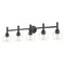Z-Lite Sutton Vanity, 5-Light, 39.5 In.W x 7 In.L x 10.25 In.H, Matte Black/Clear 7502-5V-MB - alternate 6